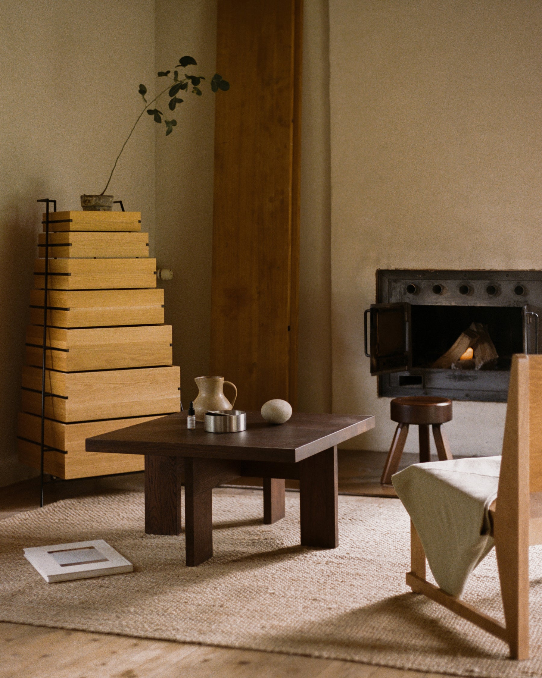 FARMHOUSE COFFEE TABLE - Square - Dark Oak