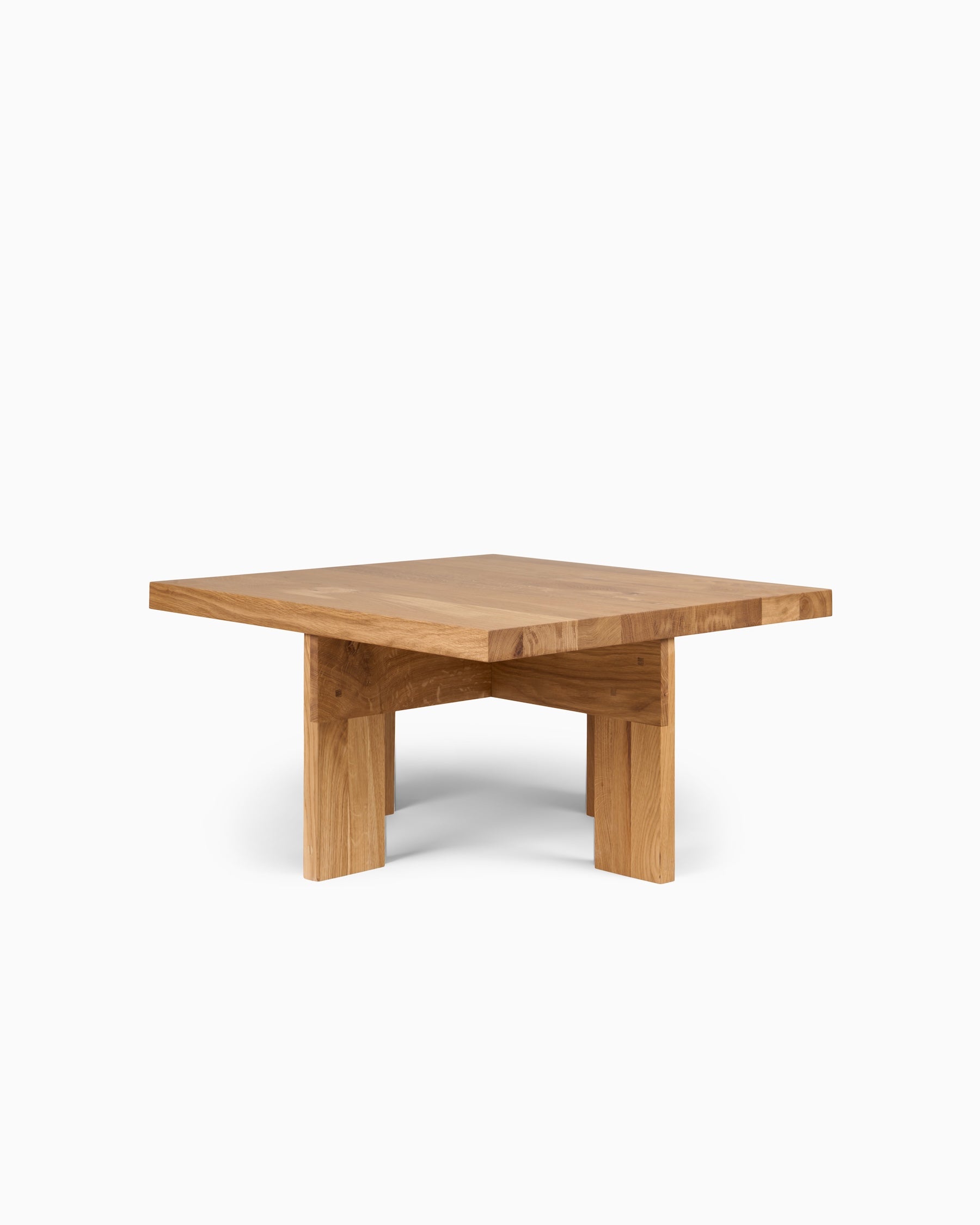 FARMHOUSE COFFEE TABLE - Square - Natural Oak
