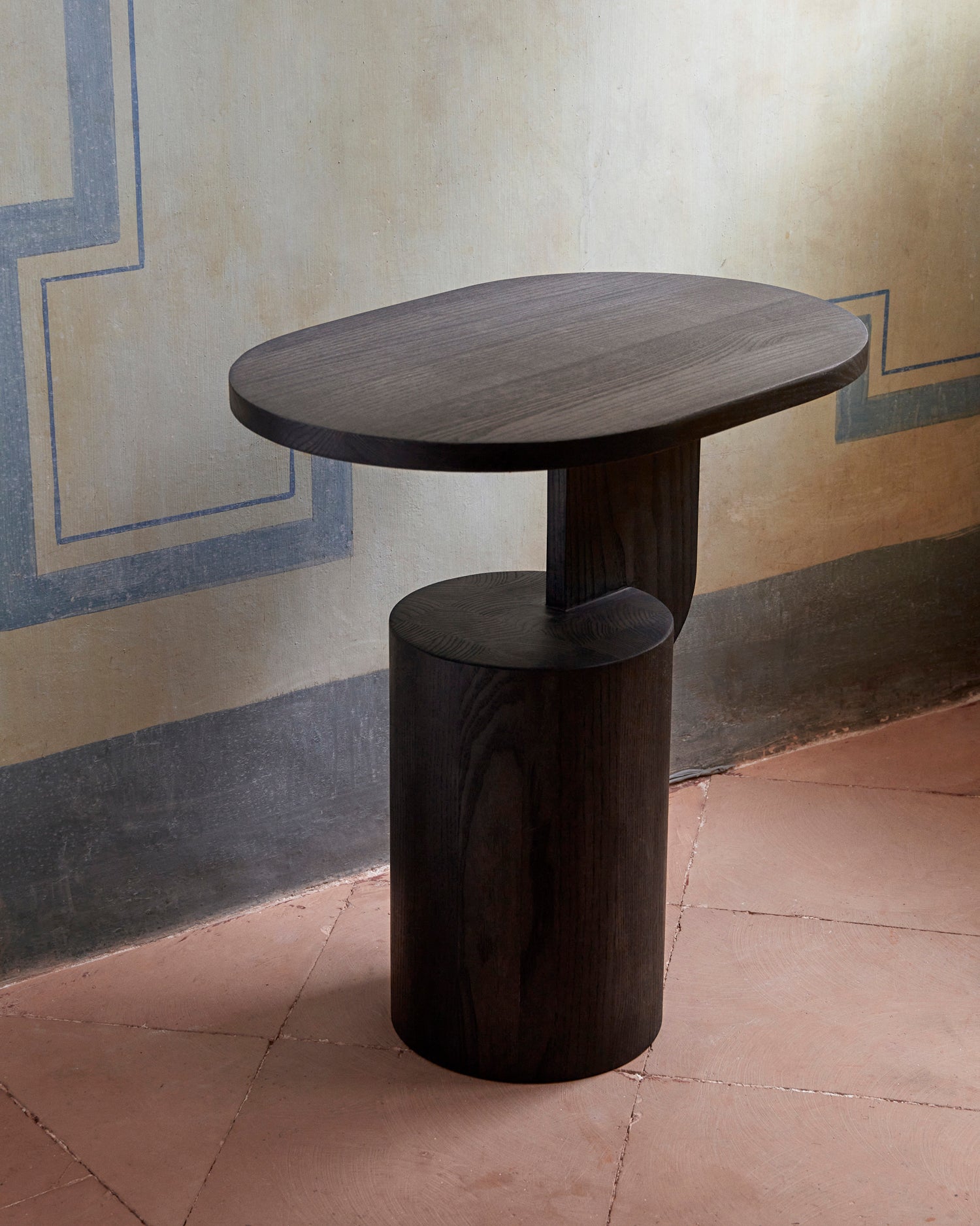 Insert Side Table - Black stained