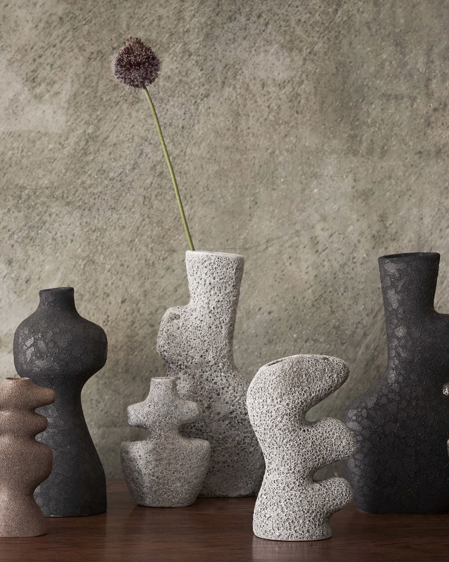 Large Yara Vase - Grey Pumice