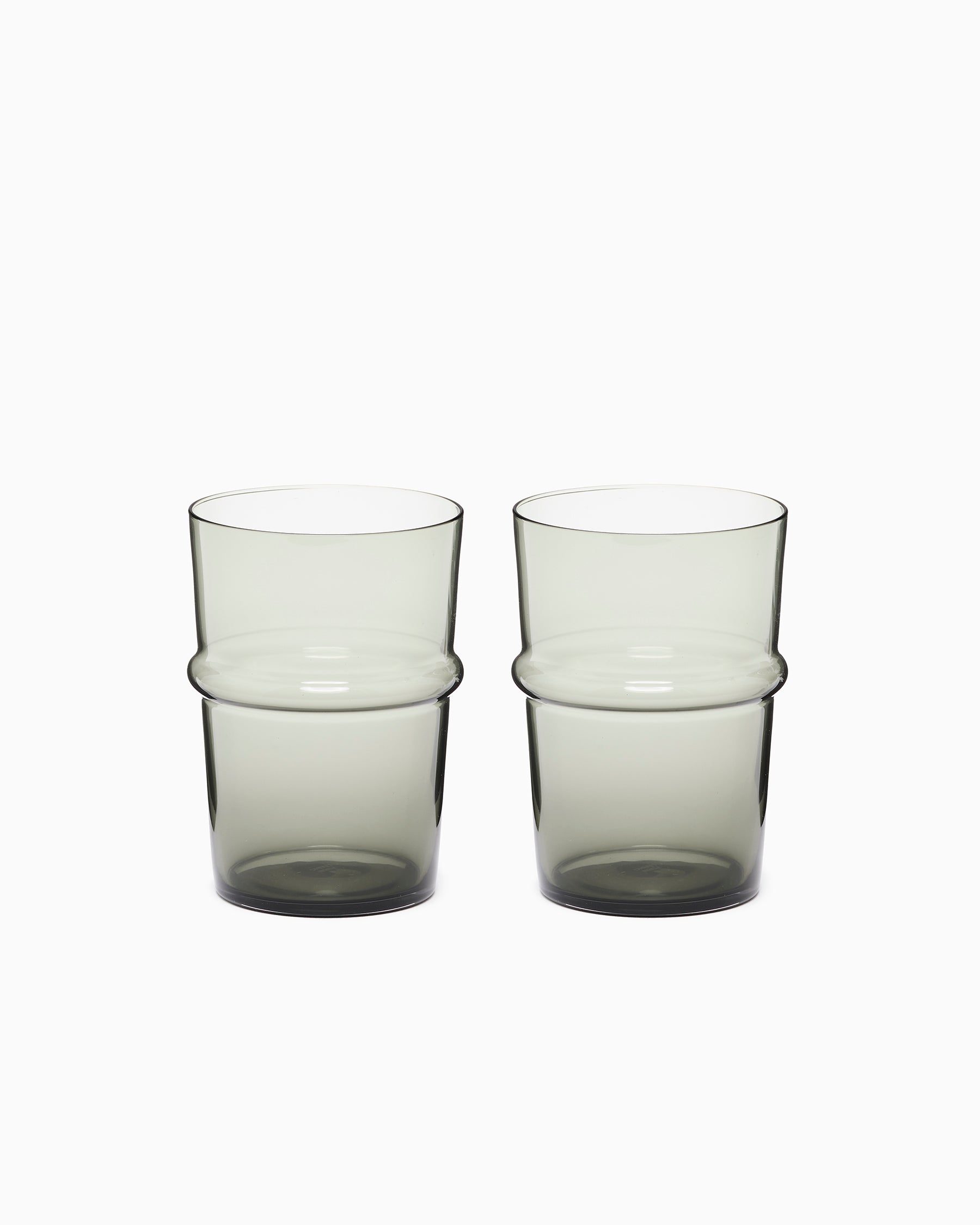 Boya Tall Glasses - Smoked Grey Set of 2