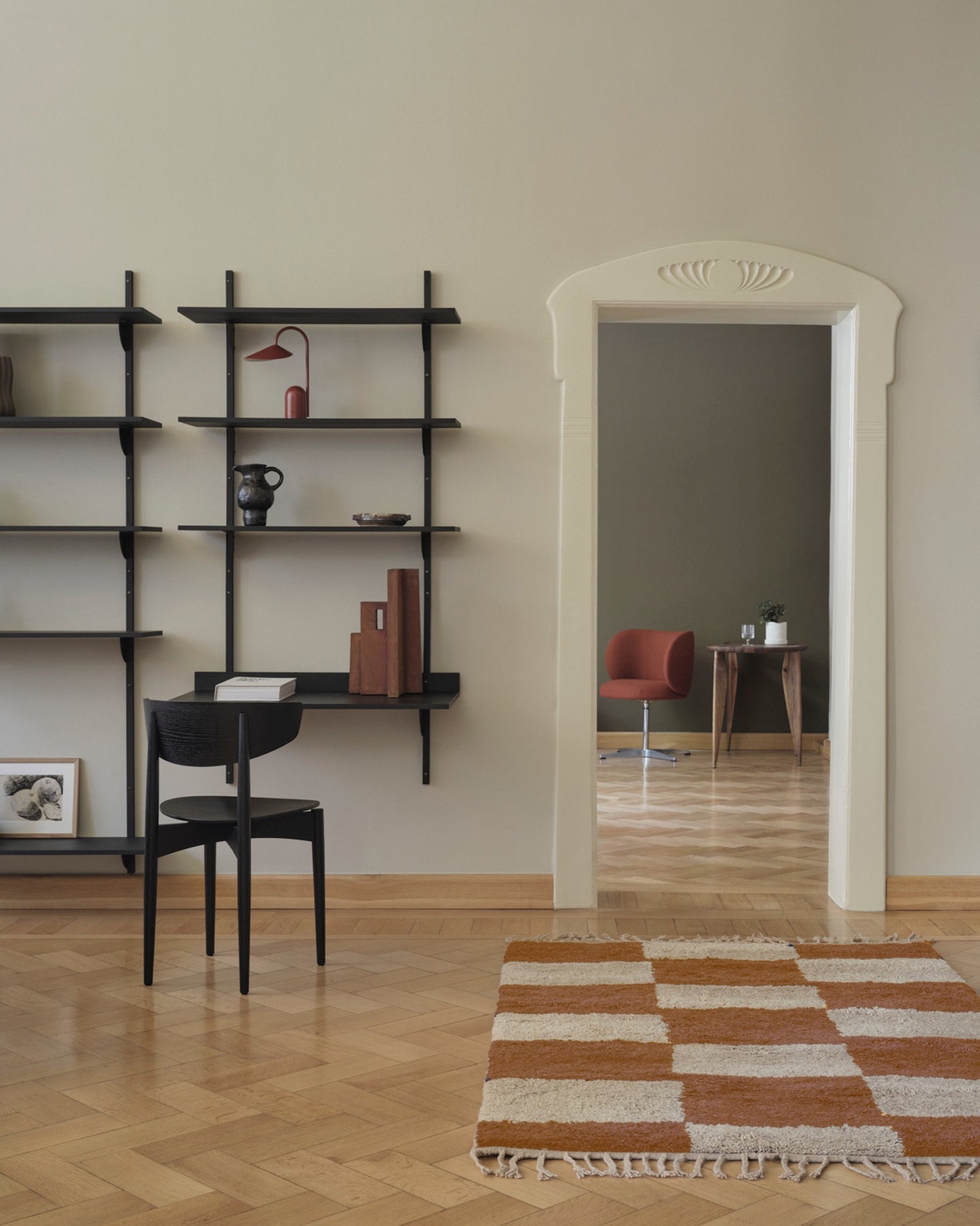 Herman Dining Chair Wood - Dark Stained Beech