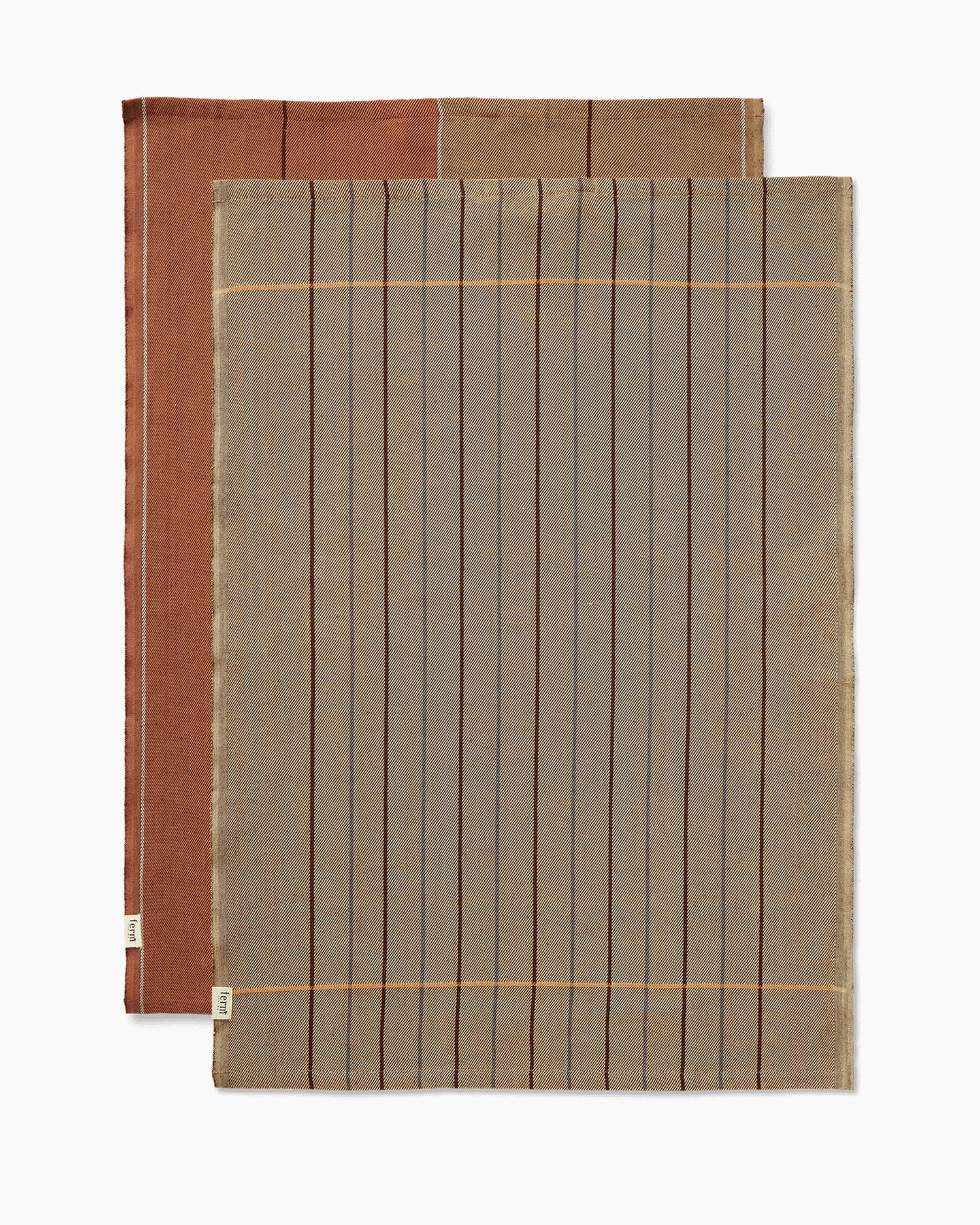 Ito Tea Towel - Set of 2 - Hazel/Oat