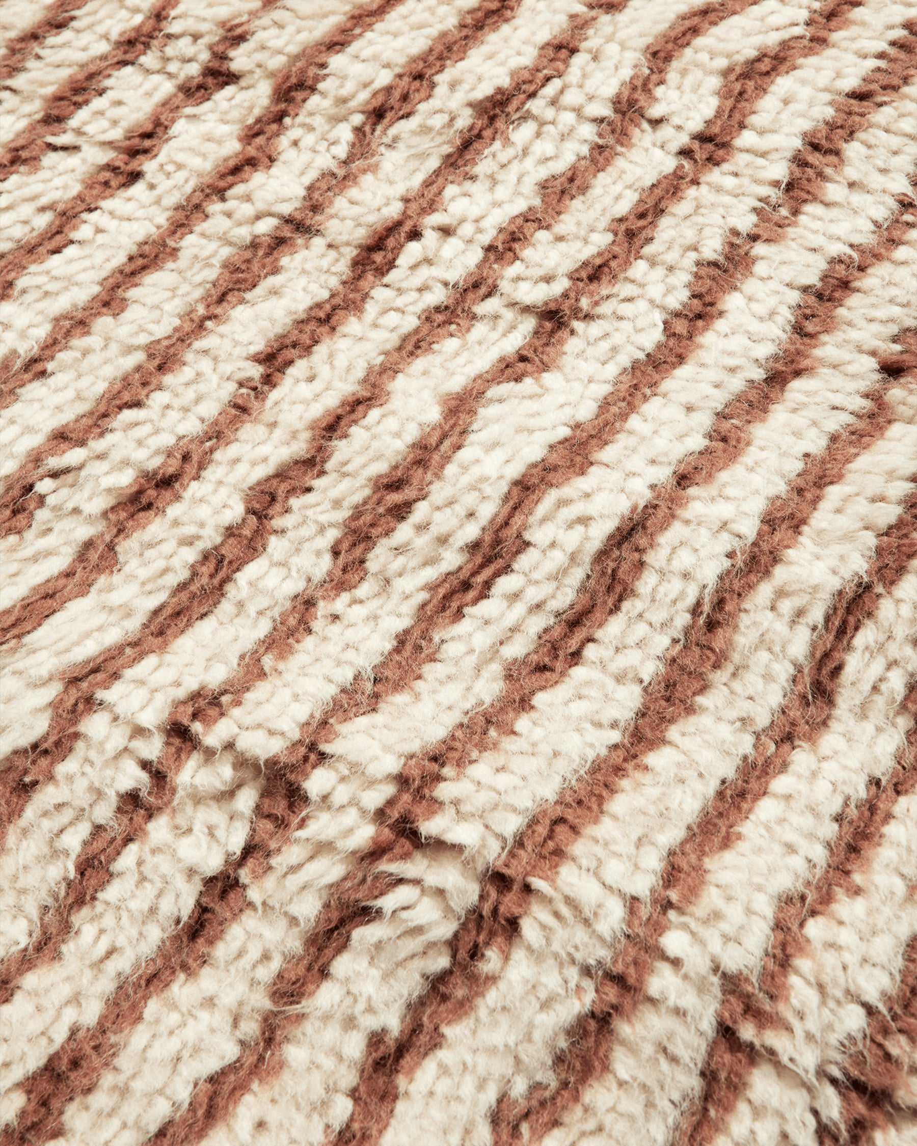 Kami Knotted Rug - Off-White/Red Brown