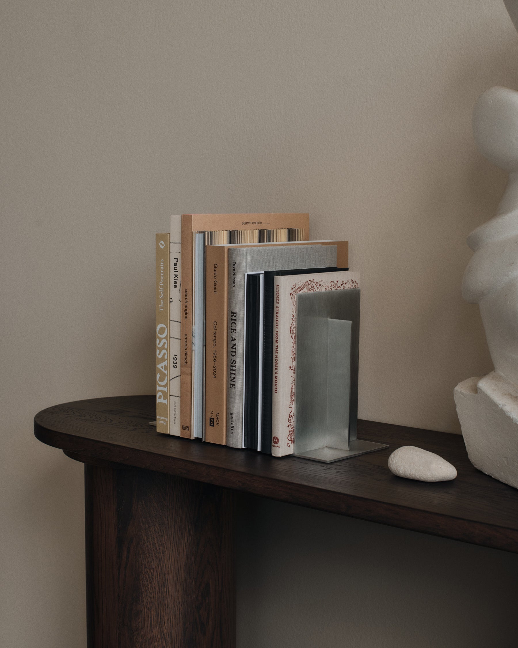 Lager Bookends - Aluminium