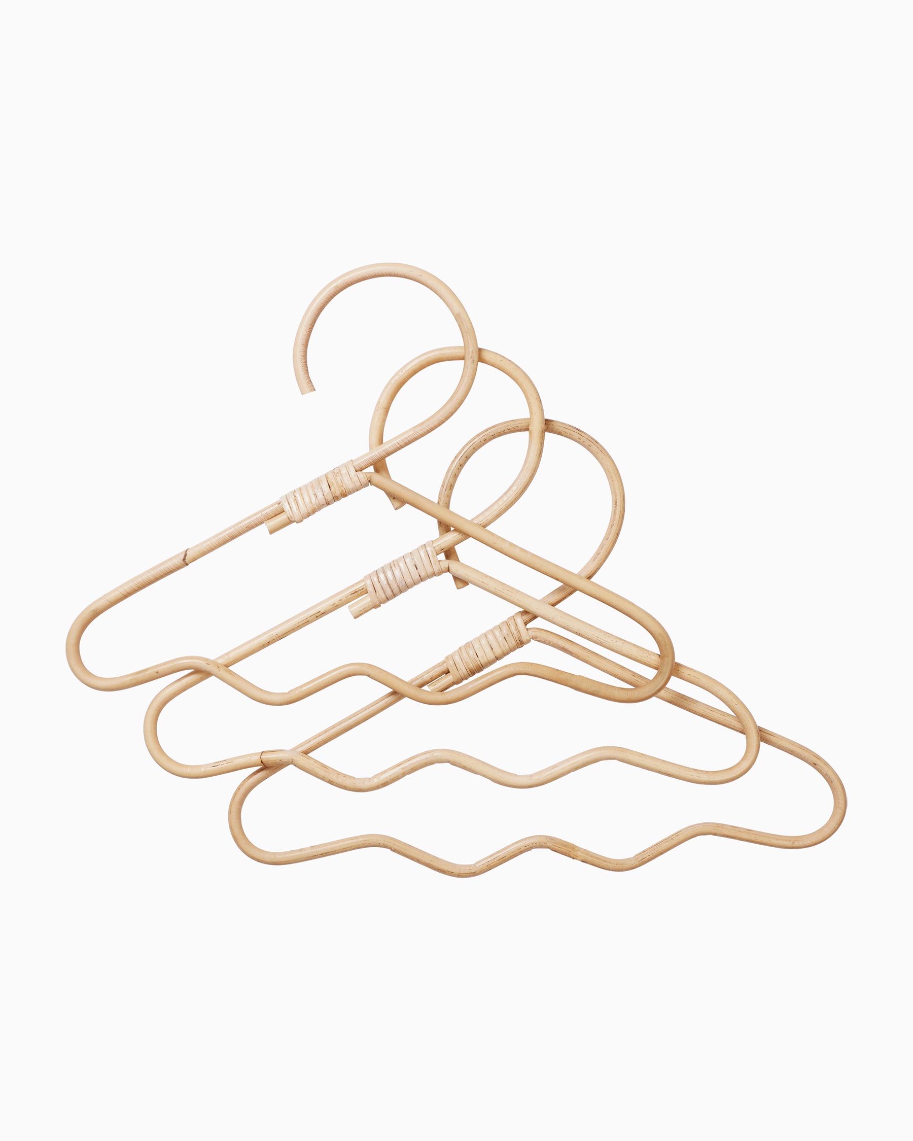 Wavi Clothes Hangers - Set of 3 - Natural