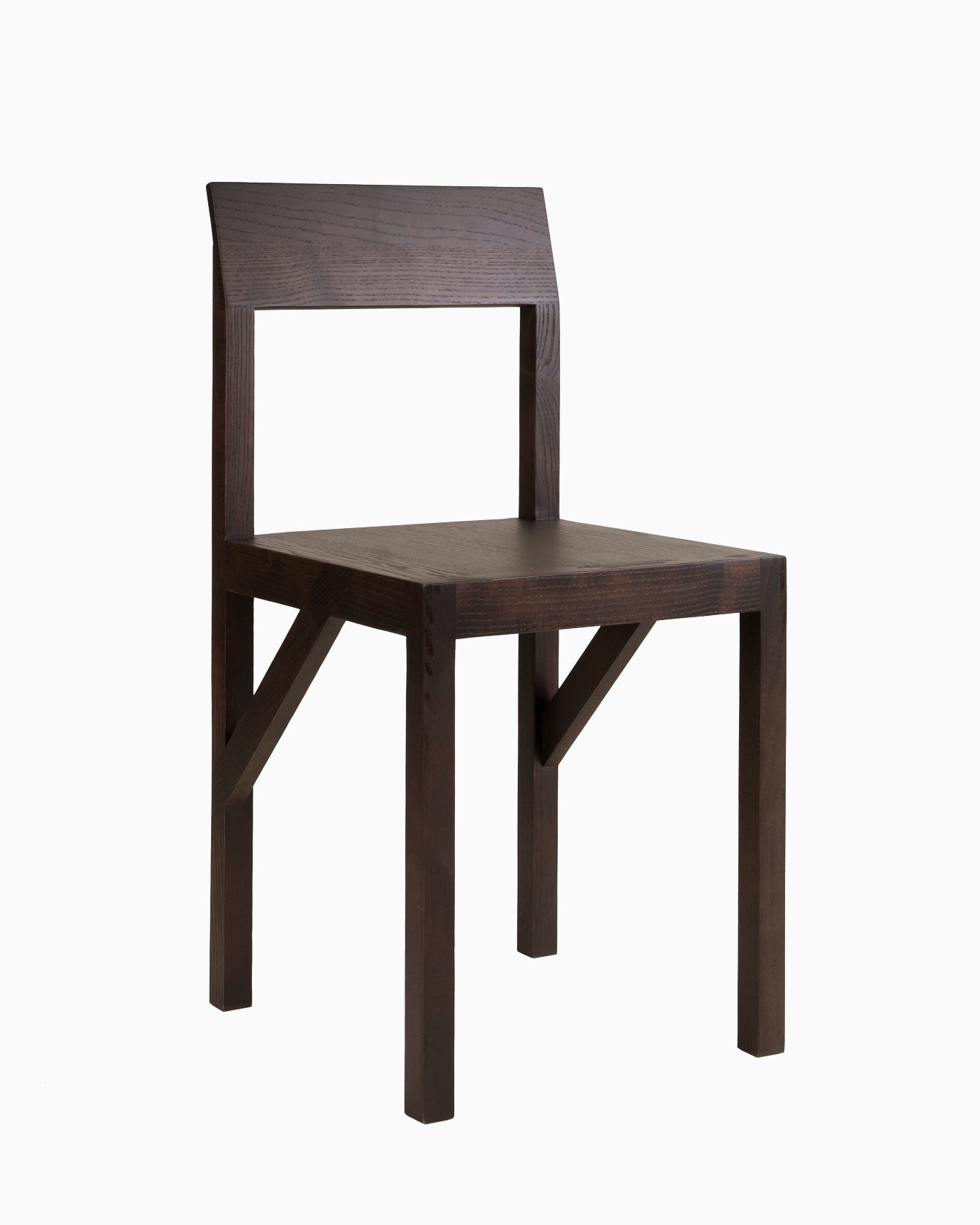 BRACKET CHAIR - Dark Brown Ash
