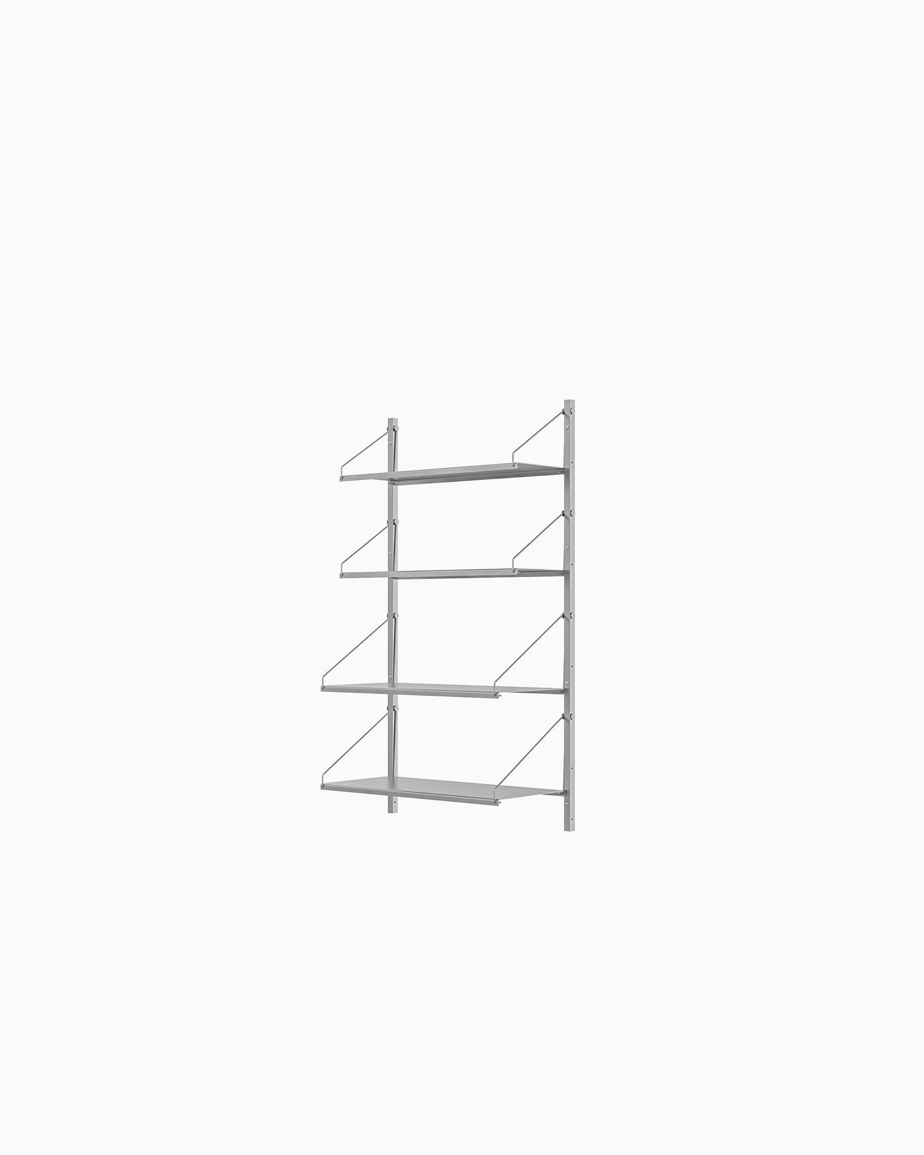 Shelf Library Single Section - Stainless Steel H108xW60