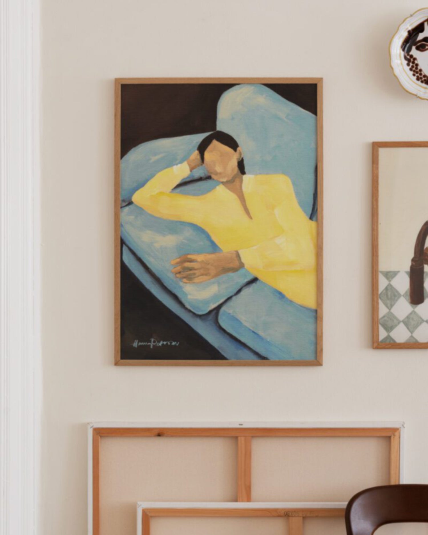 Blue Sofa - Hanna Peterson