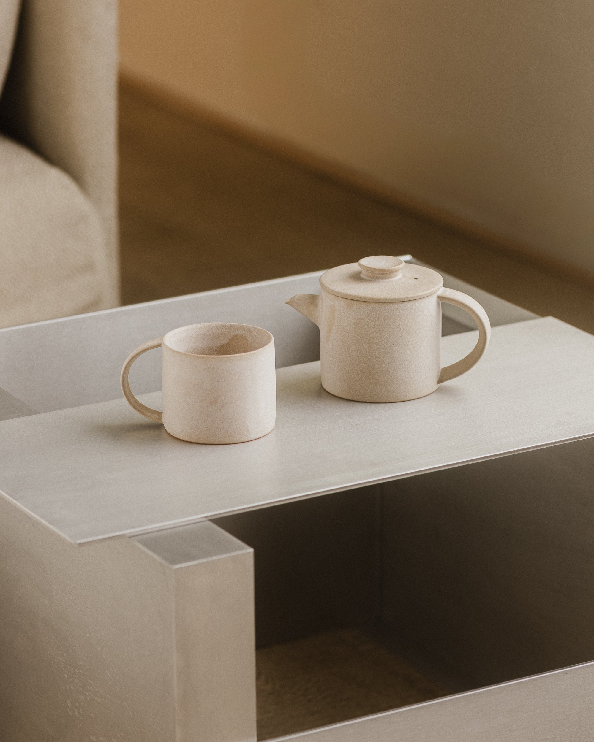 Square Mug - Stone Beige