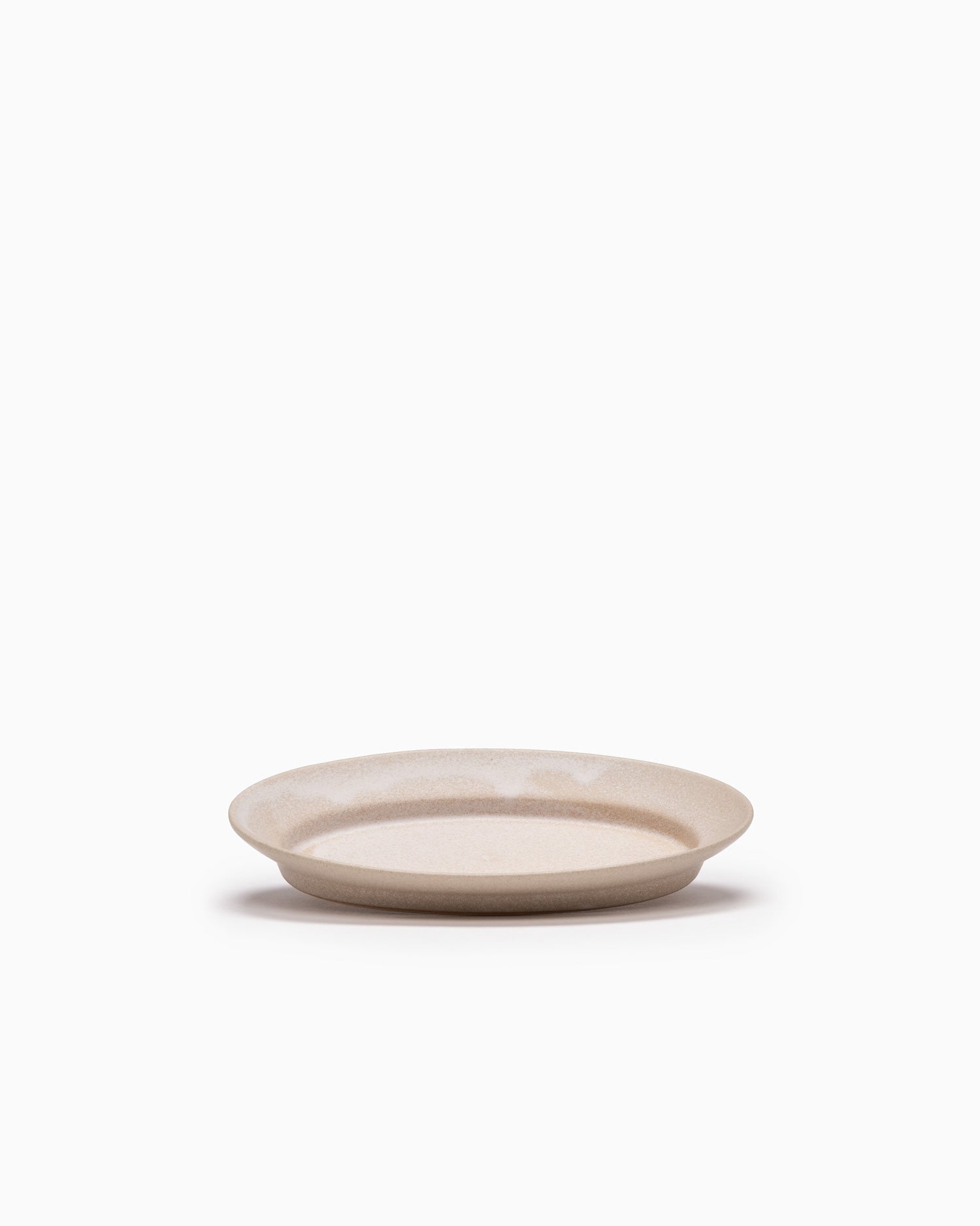 Rim Oval Plate Small - Stone Beige