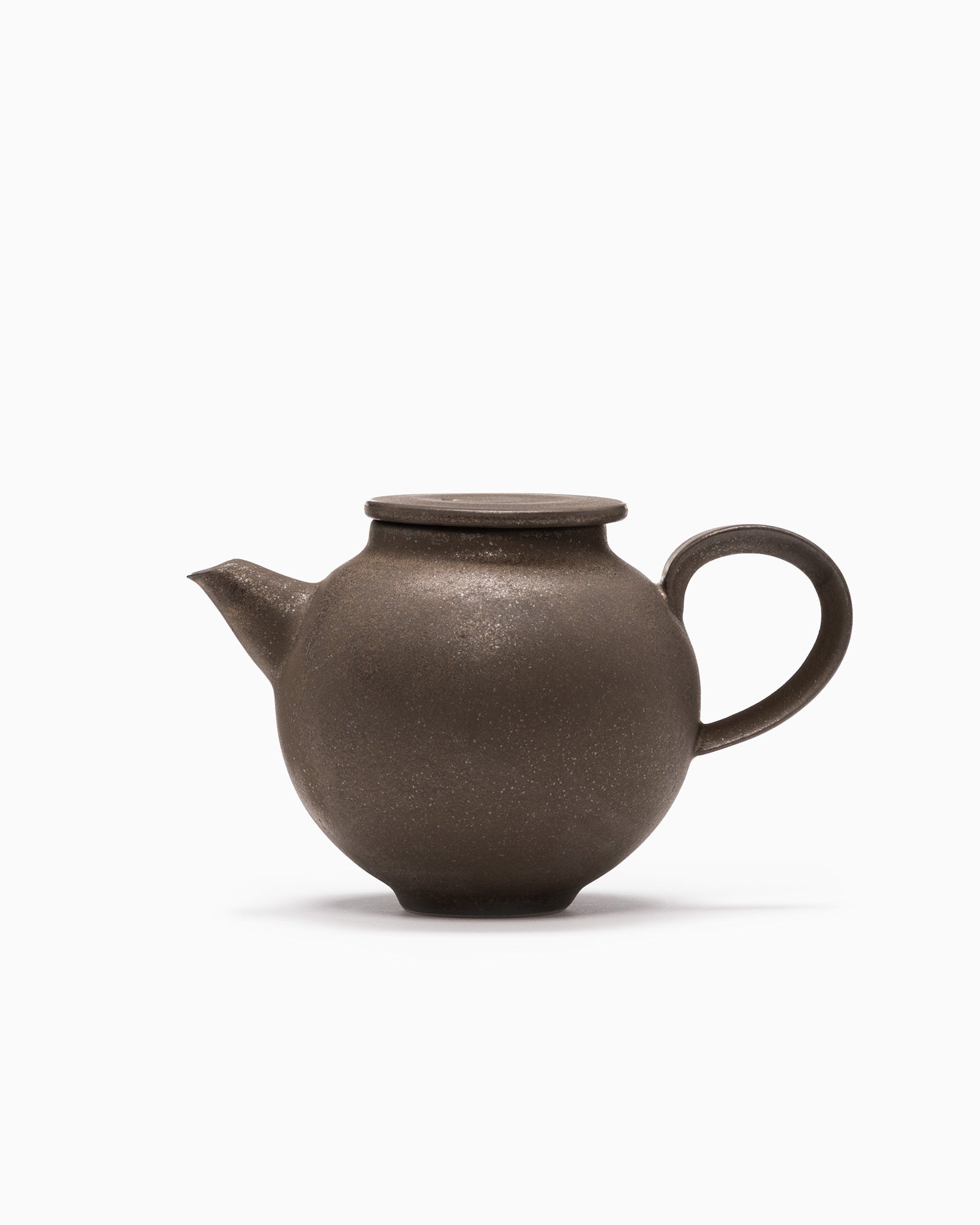 Round Teapot - Copper Brown