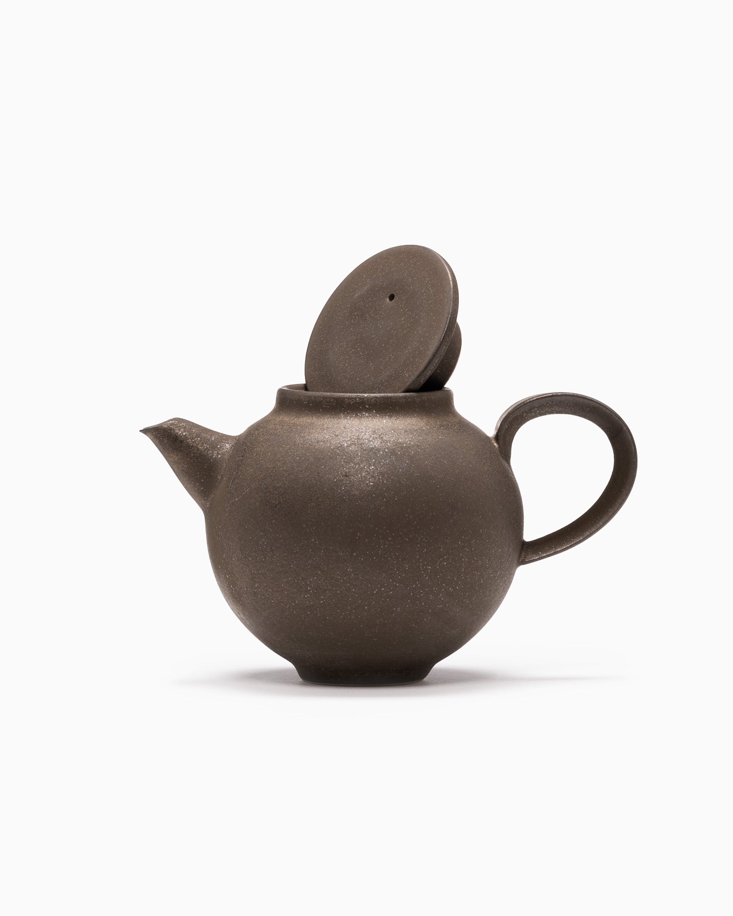 Round Teapot - Copper Brown