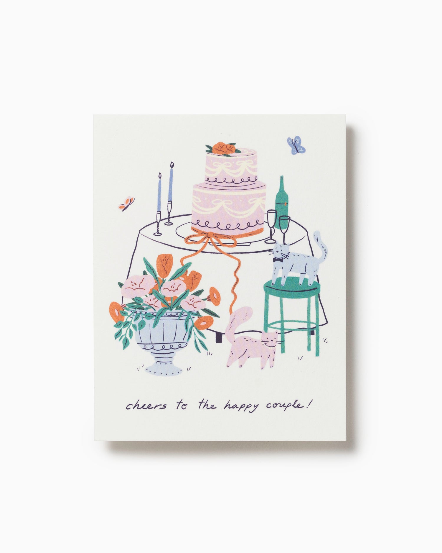 Cheers To The Happy Couple- Greeting Card