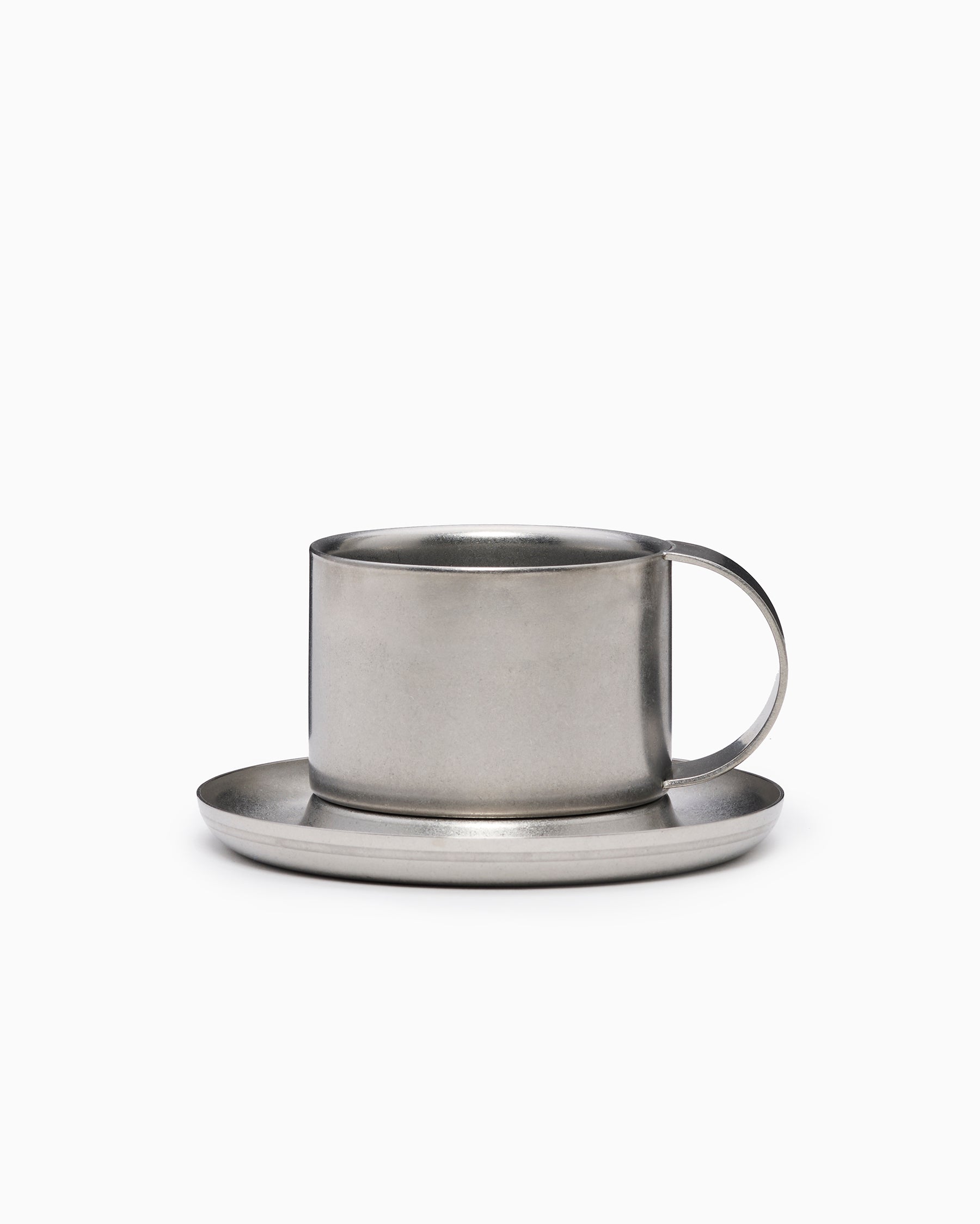 The Arlo 03 - Stainless Steel Cup & Saucer - Service Projects