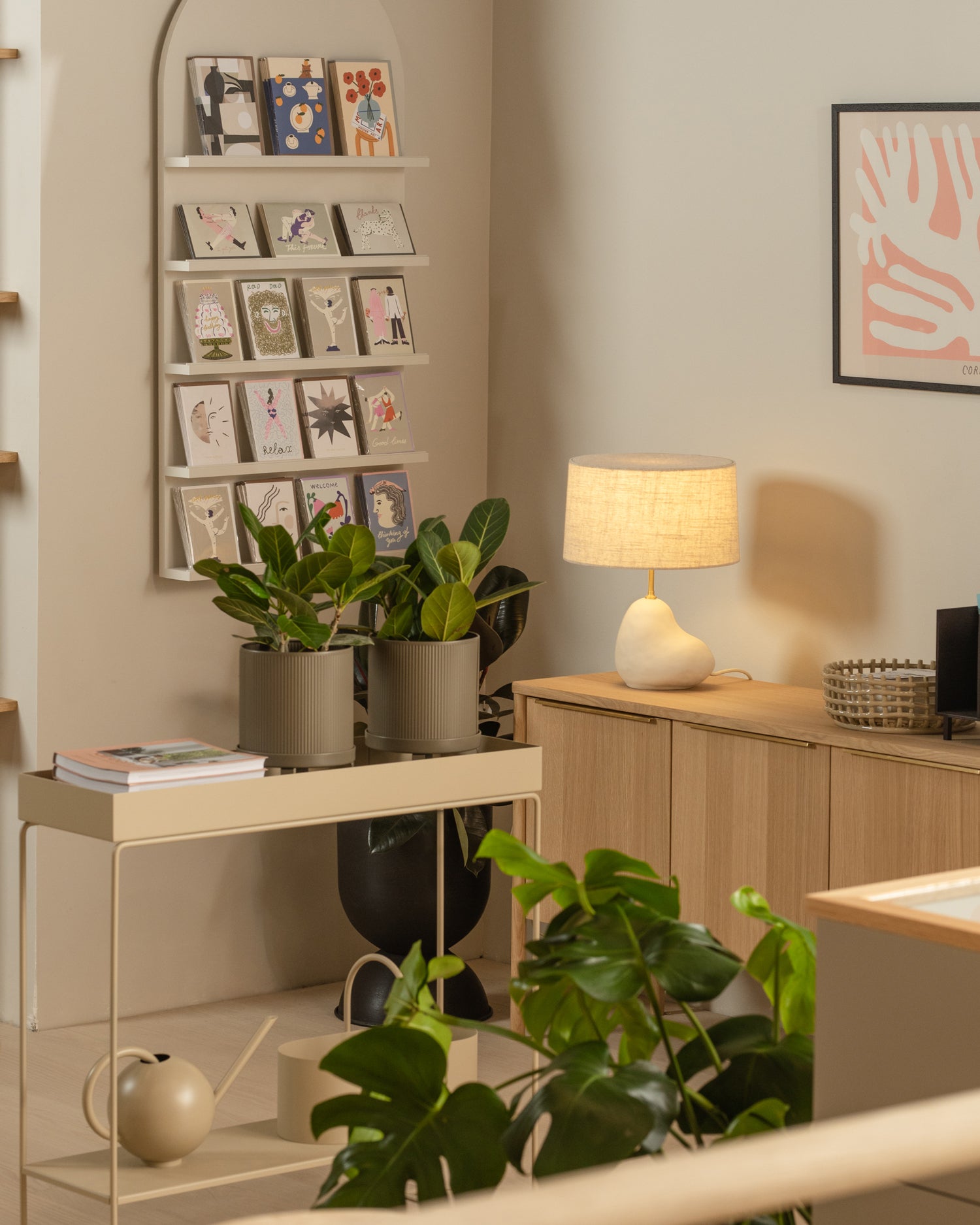 Hebe Lamp Base Small - Off White